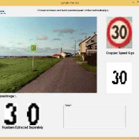 تشخیص محدودیت سرعت در جاده با استفاده از پردازش تصویر