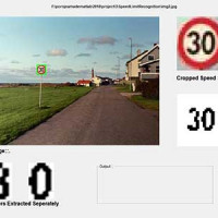 تشخیص سرعت ماشین با استفاده از تابلوهای سرعت مجاز در اتوبان