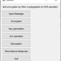 رمزنگاری متن محرمانه با کمک رمزنگاری dna در متلب