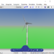 شبیه سازی مدل گرافیکی توربین بادی در متلب :پروژه متلب